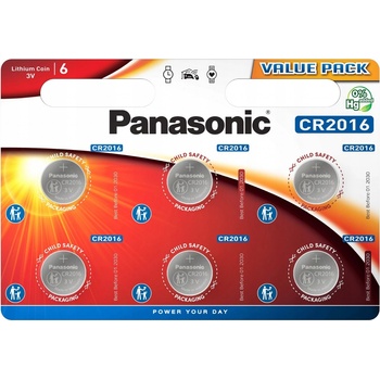 Panasonic CR2016 6ks CR-2016EL/6B