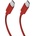 SBS TECABLETISSUETCCR USB-C - USB-C 1.5m 60W плетен кабел - червен (8018417447808)