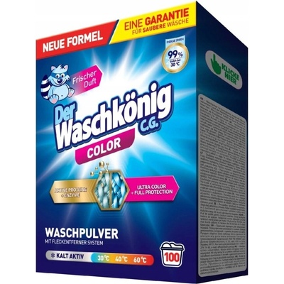 Der Waschkönig Color Prací prášek 5v1 100 PD 6,5 g