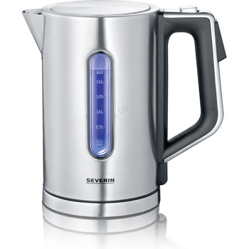 Severin WK 3418 - Електрическа кана 1, 7 л 3000 W/230 V неръждаема стомана/черна (BV0123)