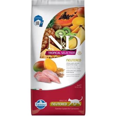 N&D mačka TROPICAL SELECTION AG adult neutered kuracie mäso 10 kg