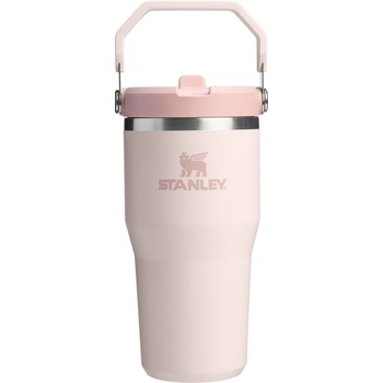 STANLEY Светлорозов термос от неръждаема стомана 600 ml IceFlow Flip Straw 2.0 Tumbler Rose Quartz - Stanley (10-12044-044)