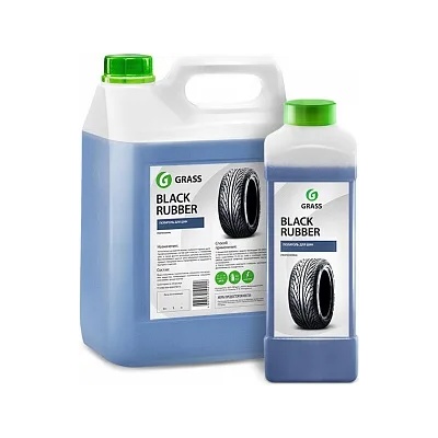 GRASS Препарат за гуми на водна основа-black rubber - 1 л