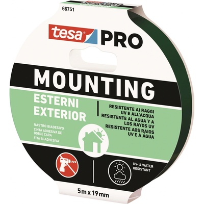 Tesa PRO montážní páska oboustranná venkovní 19 mm x 5 m