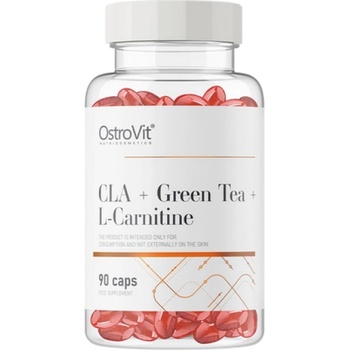 Image 1 of OstroVit CLA + Green Tea + L-Carnitine [90 Гел капсули]