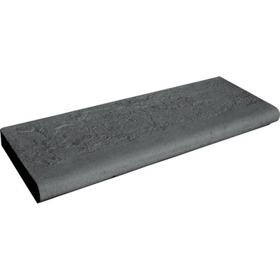 Bazénový lem Presbeton Borneo průběžný 595x220x55/47 mm reliéfní černý