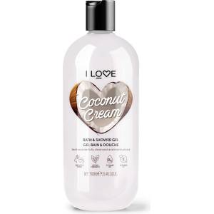 I Love Cosmetics Coconut Cream Bath & Shower Gel 750 ml