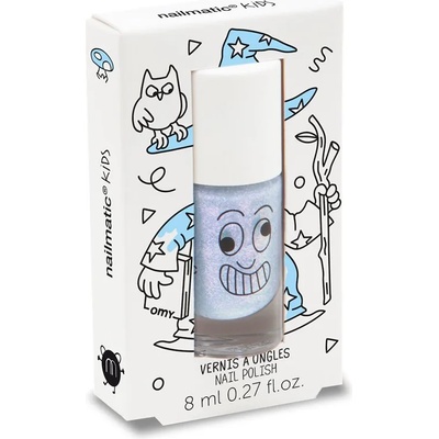 nailmatic Kids лак за нокти за деца цвят Merlin - pearly blue 8ml