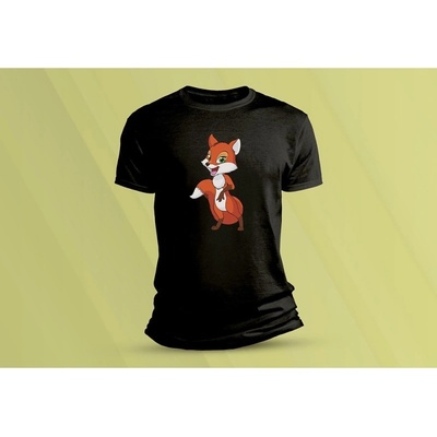 Sandratex dětské bavlněné tričko Red Fox bílá