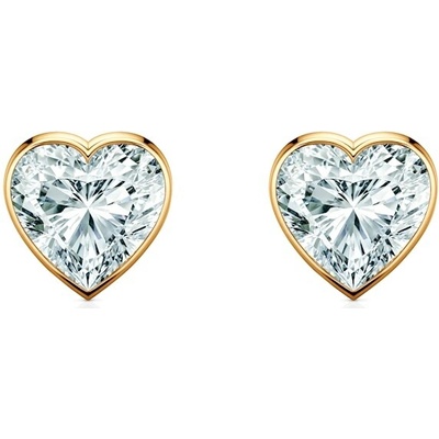 SAVICKI Náušnice Pure: žlté zlato, diamanty PURE-K-HE-009-DIA-Z
