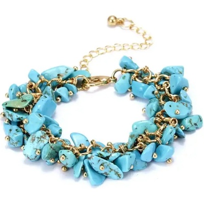 Gaira náramek Stone 30293 Tyrkys