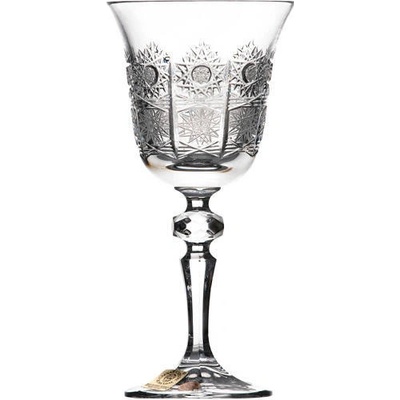 Bohemia Crystal Brúsené poháre na biele víno Laura 12116 57001 6 x 170 ml