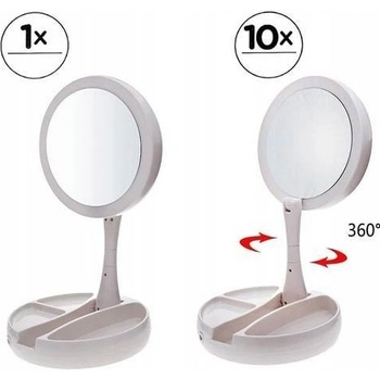 Verk Kosmetické zvětšovací zrcadlo s LED osvětlením