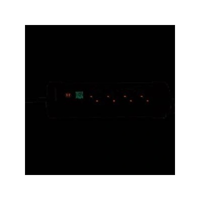 brennenstuhl Premium-Line anti-surge power strip 4 sockets 1.8 m black (1440950000)