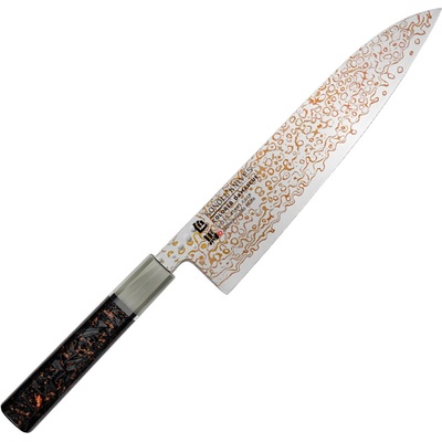 Konoll Knives Kuchyňský nůž Chef/Gyuto 240 mm Colored Damascus
