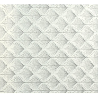 Sander ubrus Glen bílo-stříbrný 130x170cm