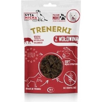 Syta Micha Trénerky s hovädzím mäsom pre psa 80 g