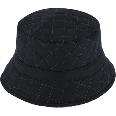 Fiebig Headwear since 1903 Nepromokavý modrý prošívaný bucket hat podzimní voděodolný klobouk 1