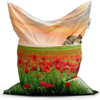 Sablio Sedací vak Pole vlčích makov 2 150x100 cm