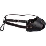 COLLAR Кожена намордник за куче Collar черен - бултериер
