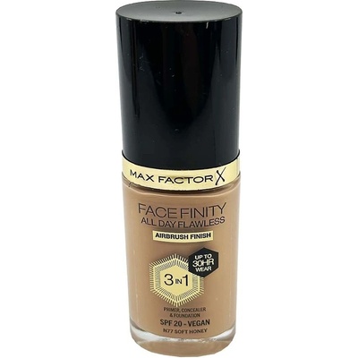 Max Factor Facefinity All Day Flawless SPF20 tekutý make-up s uv ochranou N77 Soft Honey 30 ml
