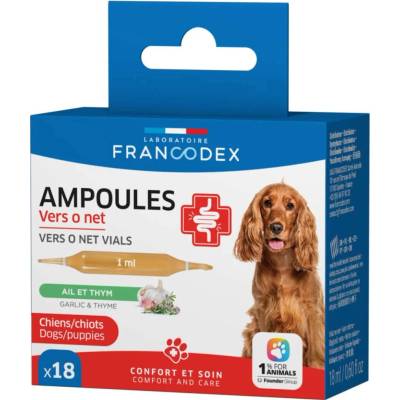 Francodex Intestinal Comfort ampulky pes štěně 18 x 1 ml