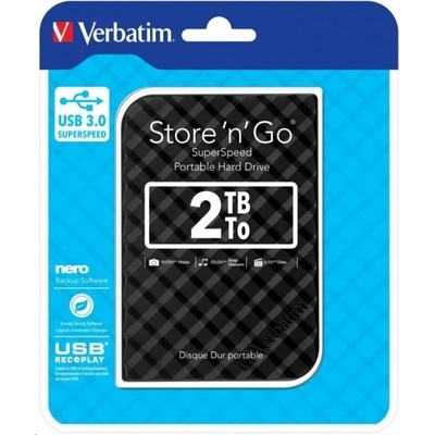 Verbatim Store 'n' Go 2TB, USB 3.0, 53195