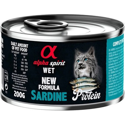 Alpha Spirit Cat Adult Sardine Protein 200 g