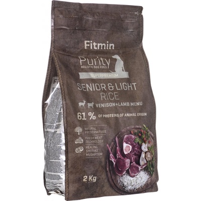 Fitmin Purity Rice Senior & Light Venison & Lamb 2 kg