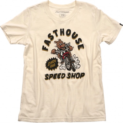 Fasthouse girl´s Wolfpack Tee Natural