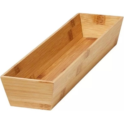Goodhome Organizér do šuplíku, do kuchyně, příborník - NITAKI bambusový 10 x 43 cm – Zboží Dáma