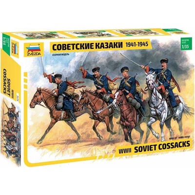 Zvezda Model Kit figurky 3579Soviet Cossacks RR 1:35
