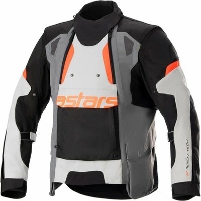 Alpinestars HALO DRYSTAR tmavo sivo-sivo-čierna
