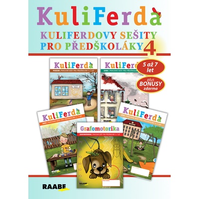 KuliFerda 5–7 let SADA 5 pracovních sešitů č.4 Keřkovská Noemi Nádvorníková Hana Pechancová Jana