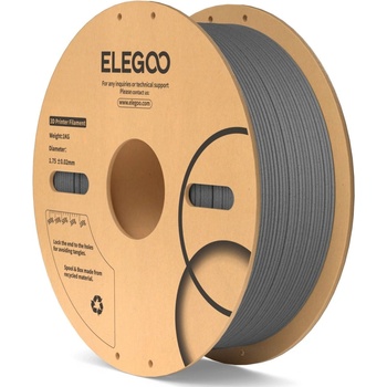 Elegoo PLA филамент Elegoo PLA Marble, 1.75 mm, 1.0 kg, Marble Cement Grey