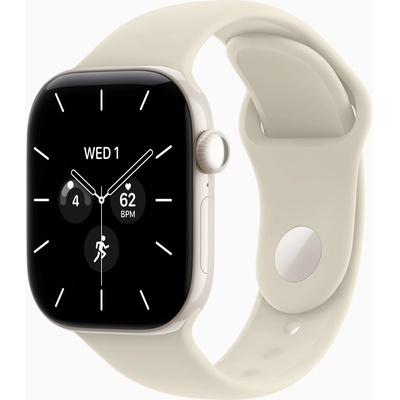 Apple Watch Series 12 Cellular 46 mm Pearl White Ceramic with Sand Sport Band M/L MJH24RK/A