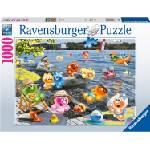Ravensburger Пъзел Ravensburger от 1000 части - Морски пикник с Гелини (17396)