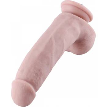 Image 1 of HiSmith HSA21 Curved Realistic Dildo KlicLok 8.27" Skin