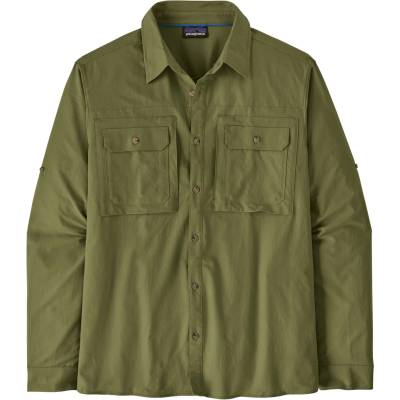 Patagonia Мъжка риза с копчета Patagonia L/S Self Guided Sun Shirt - Caper Green - размер XL (033-2438-0414)