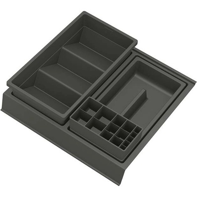 GOLLINUCCI Koupelnový organizér s příslušenstvím 350mm 308x322x90mm antracit (GOLLINUCCI Koupelnový organizér s příslušenstvím 350mm 308x322x90mm antracit)