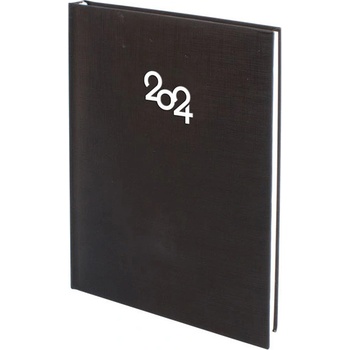 Бележник с дати А5 книговинил 168 листа Черен (2011016-08-42011)