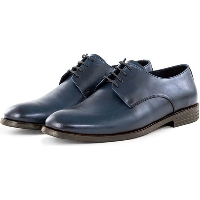 Ducavelli Мъжки кожени официални обувки - Тъмносини #334614 (334614_Тъмносин)