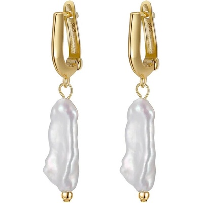 Majya Strieborné náušnice WANDA pozlátené 11673