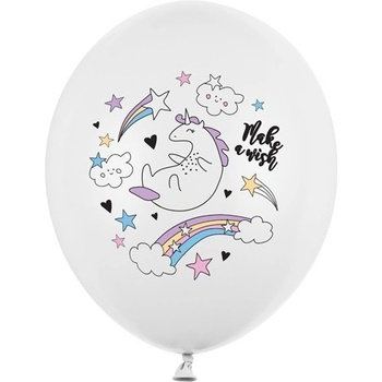 Party Deco Латексови Балони Пастел - Бебе Еднорог 30см - (1 пакет / 6 бр. )