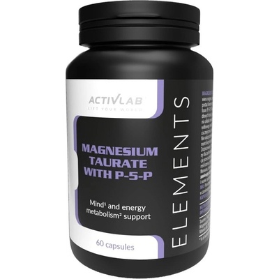 ACTIVLAB Elements Magnesium Taurate with P-5-P, 60 Capsules