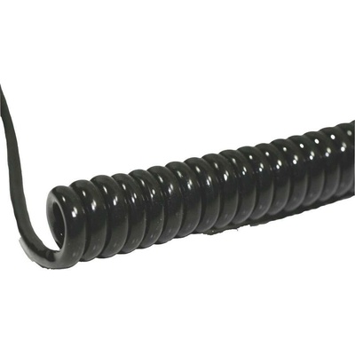 BKL Electronic 1506206 spirálový kabel Li12Y11Y 400 mm / 1600 mm 8 x 0.14 mm² + 8 x 0.14 mm² černá