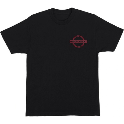 Independent tričko Bar-rier S/S Heavyweight Black