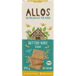 Allos Био бисквити от спелта Better-Keks - 150 г