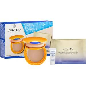 Shiseido Expert Sun Protector Tanning Compact Foundation SPF10 подаръчен комплект за жени цвят Honey