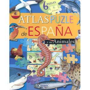 ATLAS PUZLE DE ESPAÑA | SUSAETA EDICIONES (2024)